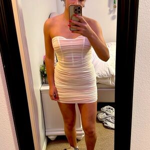 BRAND NEW Sheer pink dress from hot miami styles